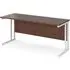 Mears 1600mm Cantilever Computer Desk - Walnut