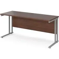 Mears 1600mm Cantilever Computer Desk - Walnut