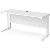 Mears 1600mm Cantilever Computer Desk - White