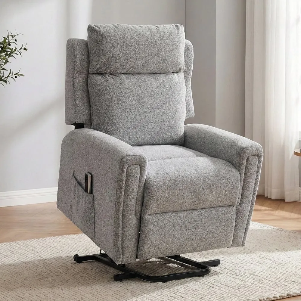 Medinah Dual Motor Lift Tilt Recliner Chair - Ash, Fabric product