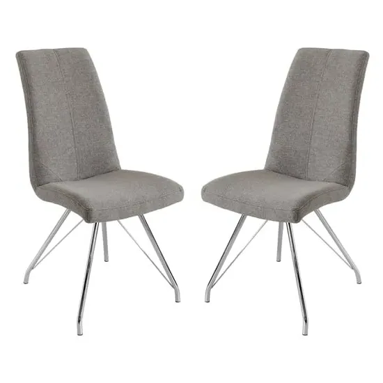Mekbuda Dining Chair - Grey, Fabric