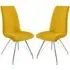 Mekbuda Dining Chair - Yellow, Fabric