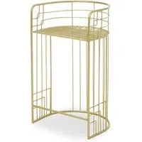 Mekbuda Metal Lounge Chair - Gold