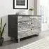 Melange Sydney Small Sideboard with 1 Door 3 Drawer - Grey