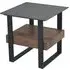 Melbourne Sintered Stone End Table - Brown, Black