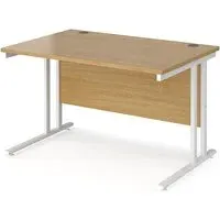 Melor 1200mm Cantilever Computer Desk - Oak, MDF