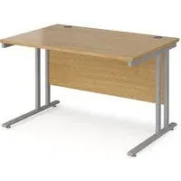 Melor 1200mm Cantilever Computer Desk - Oak, MDF