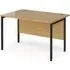 Melor 1200mm H-Frame Computer Desk - Oak, MDF