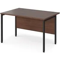 Melor 1200mm H-Frame Computer Desk - Walnut, MDF