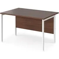Melor 1200mm H-Frame Computer Desk - Walnut, MDF