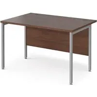 Melor 1200mm H-Frame Computer Desk - Walnut, MDF