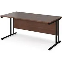 Melor Cantilever Computer Desk - Walnut, MDF
