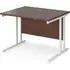Melor Cantilever Computer Desk - Walnut, MDF
