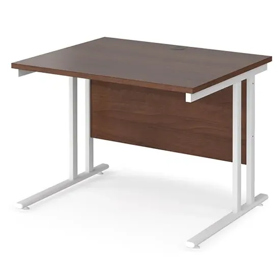 Melor Cantilever Computer Desk - Walnut, MDF