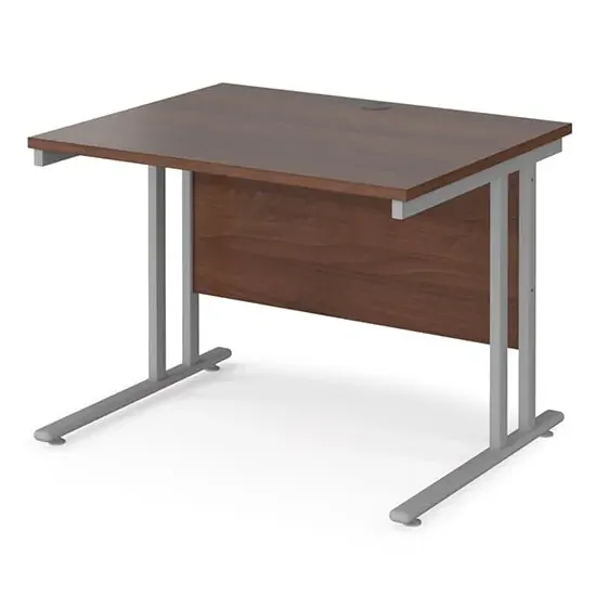 Melor Cantilever Computer Desk - Walnut, MDF