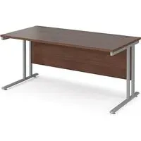 Melor Cantilever Computer Desk - Walnut, MDF