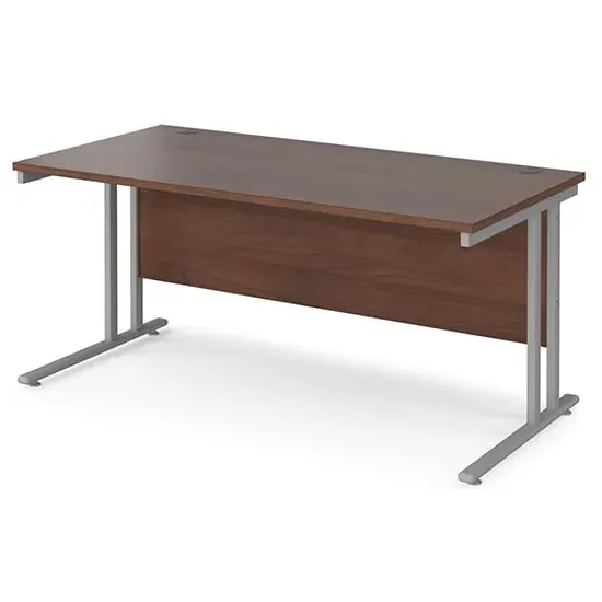Melor Cantilever Computer Desk - Walnut, MDF