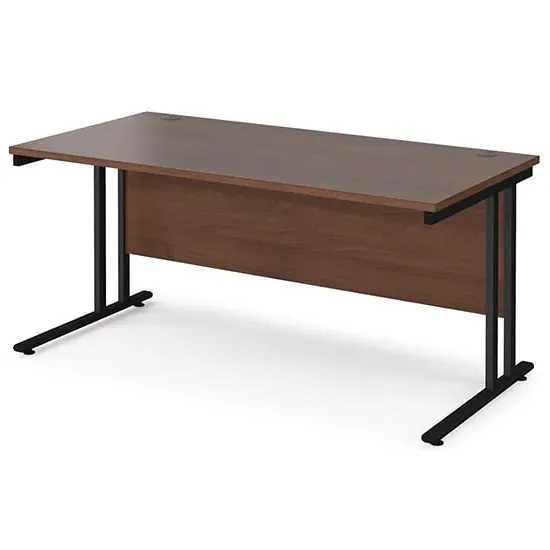 Melor Cantilever Computer Desk - Walnut, MDF
