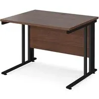 Melor Computer Desk with Cable Management - Walnut