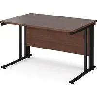 Melor Computer Desk with Cable Management - Walnut