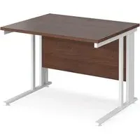 Melor Computer Desk with Cable Management - Walnut