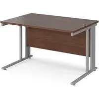 Melor Computer Desk with Cable Management - Walnut