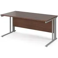 Melor Computer Desk with Cable Management - Walnut