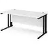 Melor Computer Desk with Cable Management - White