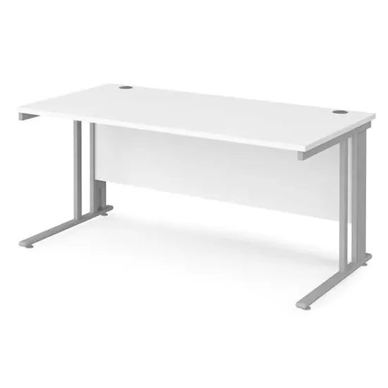 Melor Computer Desk with Cable Management - White