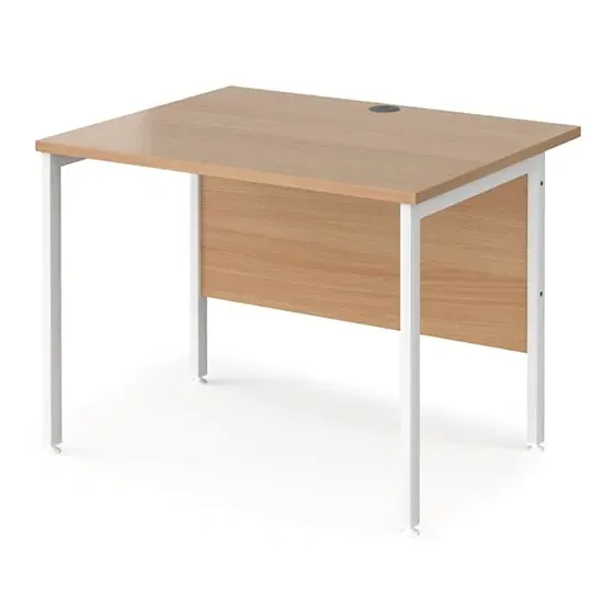 Melor H-Frame Computer Desk - Beech image