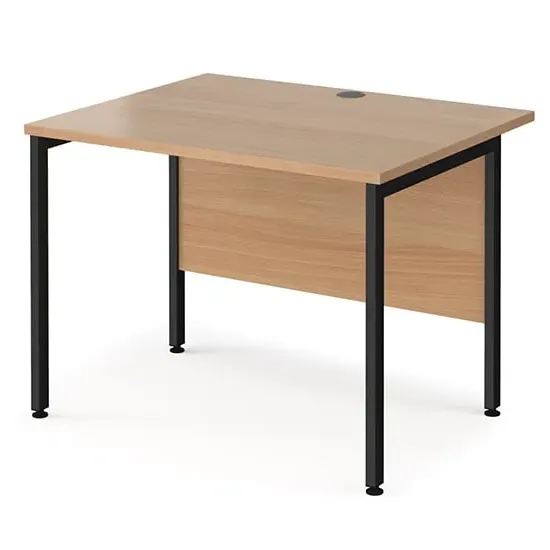 Melor H-Frame Computer Desk - Beech image