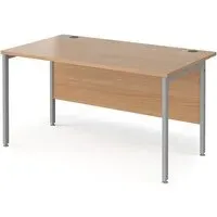 Melor H-Frame Computer Desk - Beech