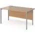 Melor H-Frame Computer Desk - Beech