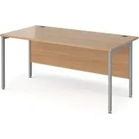 Melor H-Frame Computer Desk - Beech