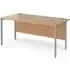 Melor H-Frame Computer Desk - Beech