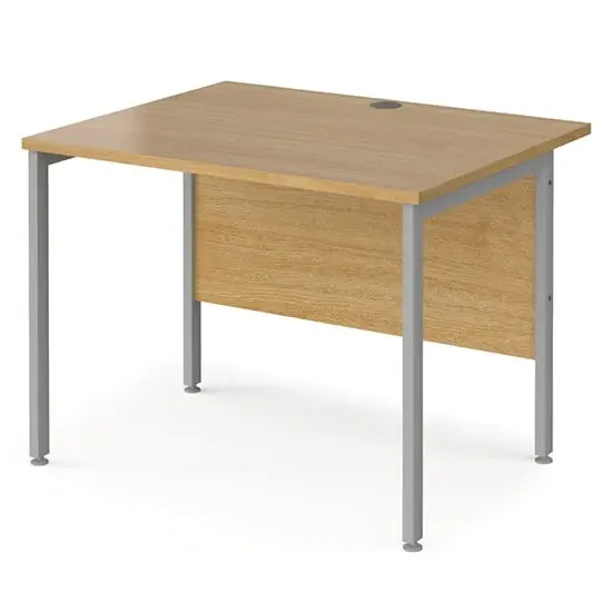 Melor H-Frame Computer Desk - Oak