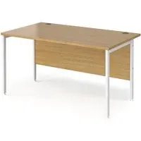 Melor H-Frame Computer Desk - Oak