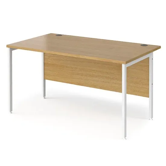 Melor H-Frame Computer Desk - Oak