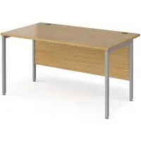 Melor H-Frame Computer Desk - Oak
