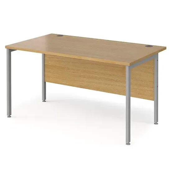 Melor H-Frame Computer Desk - Oak