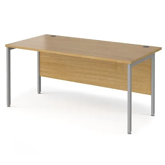 Melor H-Frame Computer Desk - Oak