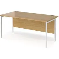 Melor H-Frame Computer Desk - Oak