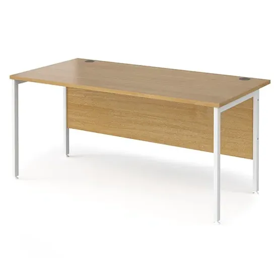 Melor H-Frame Computer Desk - Oak