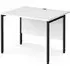 Melor H-Frame Computer Desk - White