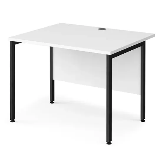 Melor H-Frame Computer Desk - White