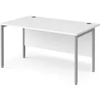 Melor H-Frame Computer Desk - White