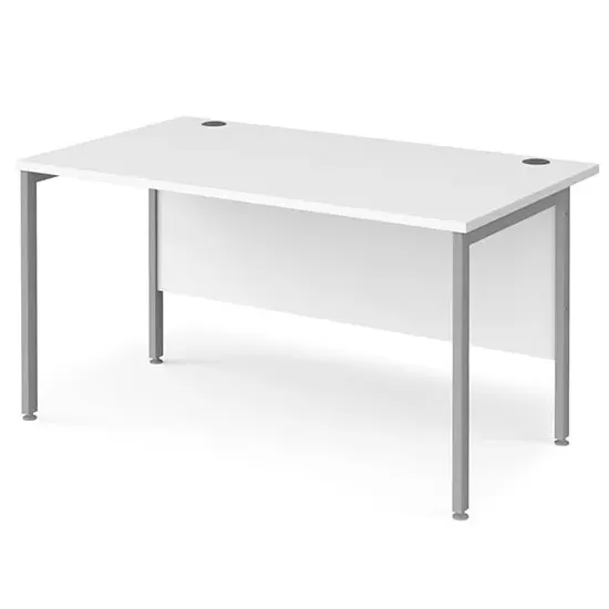 Melor H-Frame Computer Desk - White