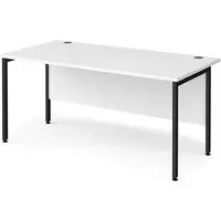 Melor H-Frame Computer Desk - White