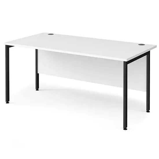Melor H-Frame Computer Desk - White