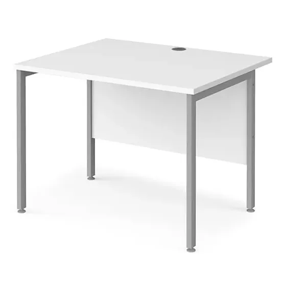 Melor H-Frame Computer Desk - White